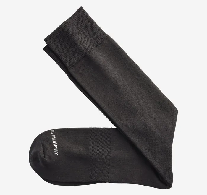 JohnstonandMurphy Socks Solid Dress Socks Black 8211 Men