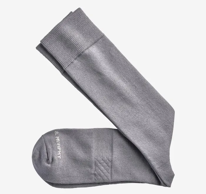 JohnstonandMurphy Socks Solid Dress Socks Charcoal 8211 Men
