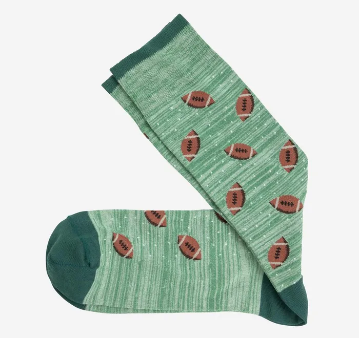 JohnstonandMurphy Socks Space Dye Socks Green Football 8211 Men