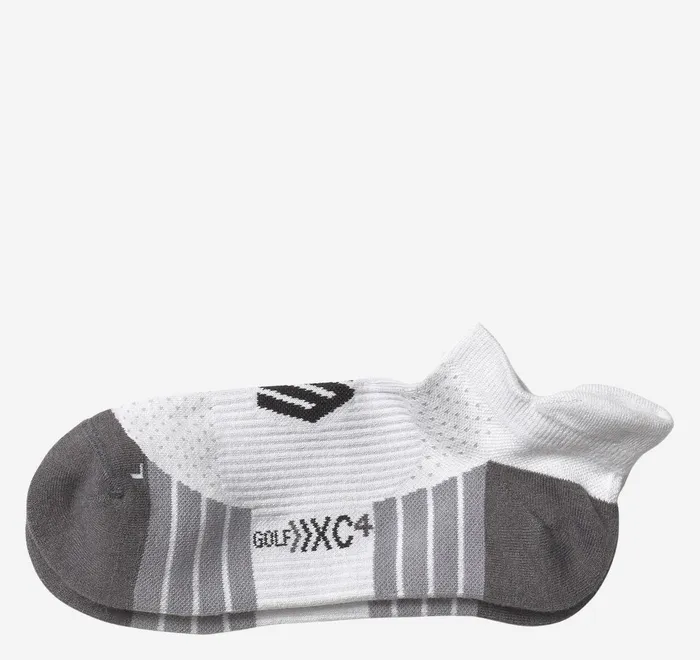JohnstonandMurphy Socks Xc4 Performance Golf Socks White 8211 MenWomen