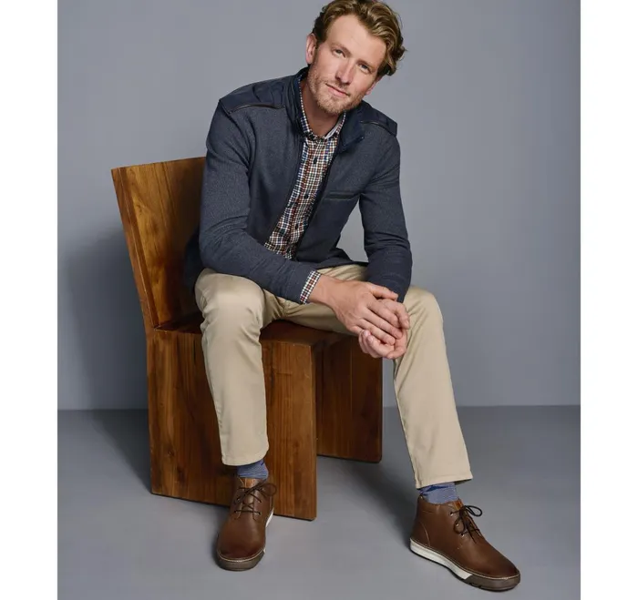 JohnstonandMurphy Sweaters and Knits Melange Knit FullZip Navy 8211 Men JohnstonandMurphy Sweaters and Knits Melange Knit FullZip Navy 8211 Men