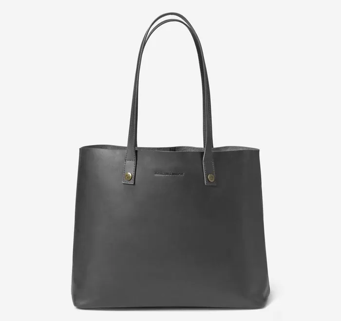 JohnstonandMurphy Totes Rhodes Leather Tote Black Full Grain 8211 WomenMen JohnstonandMurphy Totes Rhodes Leather Tote Black Full Grain 8211 WomenMen