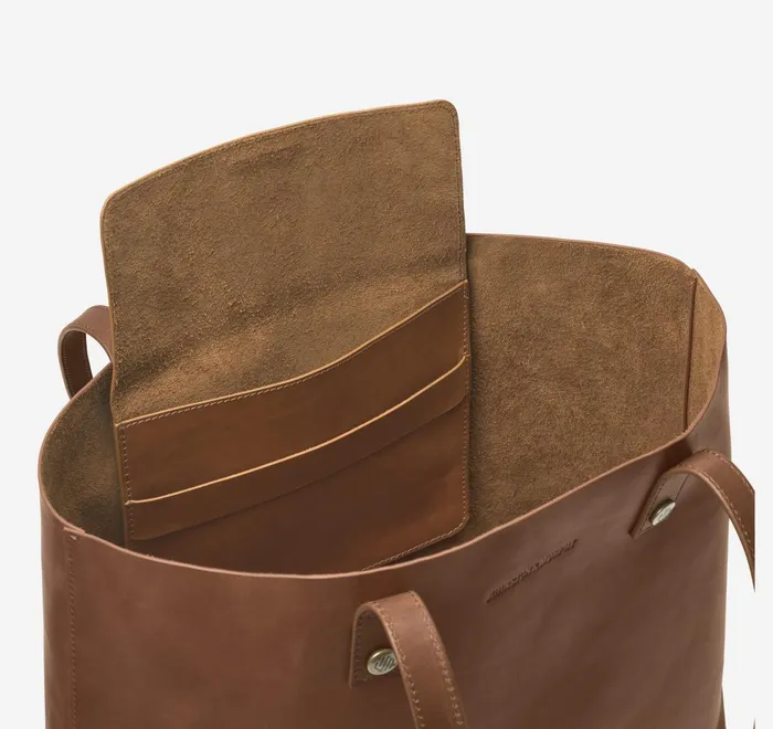 JohnstonandMurphy Totes Rhodes Leather Tote Tan Full Grain 8211 WomenMen JohnstonandMurphy Totes Rhodes Leather Tote Tan Full Grain 8211 WomenMen