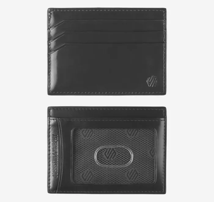 JohnstonandMurphy Wallets Hudson Weekender Case Black Brushoff 8211 Men