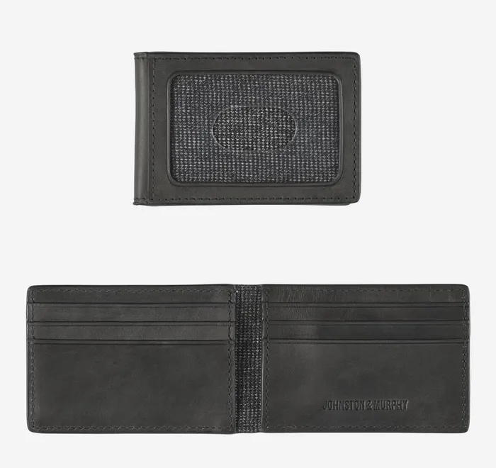 JohnstonandMurphy Wallets Rhodes 2In1 Billfold Wallet Black Full Grain 8211 Men JohnstonandMurphy Wallets Rhodes 2In1 Billfold Wallet Black Full Grain 8211 Men