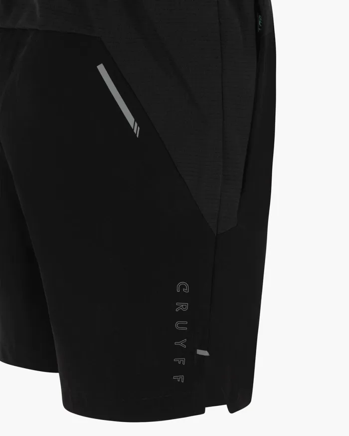 Junior Cruyff Bottoms Flame Shorts Black Junior Cruyff Bottoms Flame Shorts Black