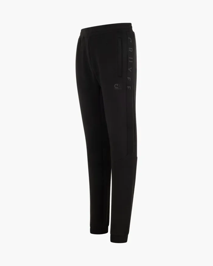 Junior Cruyff Bottoms Ignite Tape Trousers Black