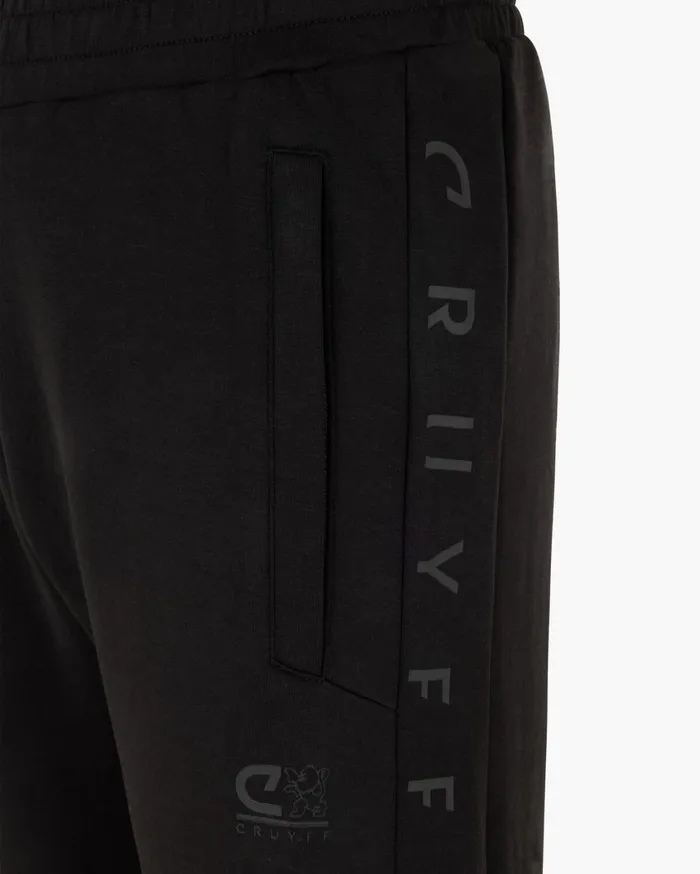 Junior Cruyff Bottoms Ignite Tape Trousers Black Junior Cruyff Bottoms Ignite Tape Trousers Black