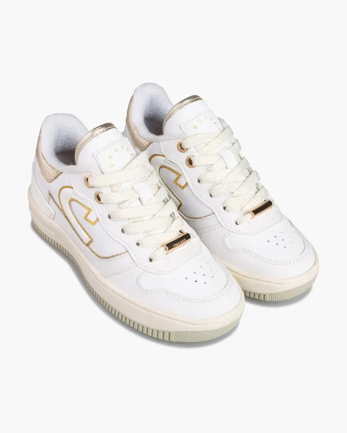 Junior Cruyff Sneakers Campo Low Whitegold Junior Cruyff Sneakers Campo Low Whitegold