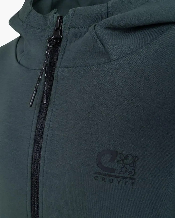 Junior Cruyff Sweats and Hoodies Ignite Tape Hood Green Junior Cruyff Sweats and Hoodies Ignite Tape Hood Green