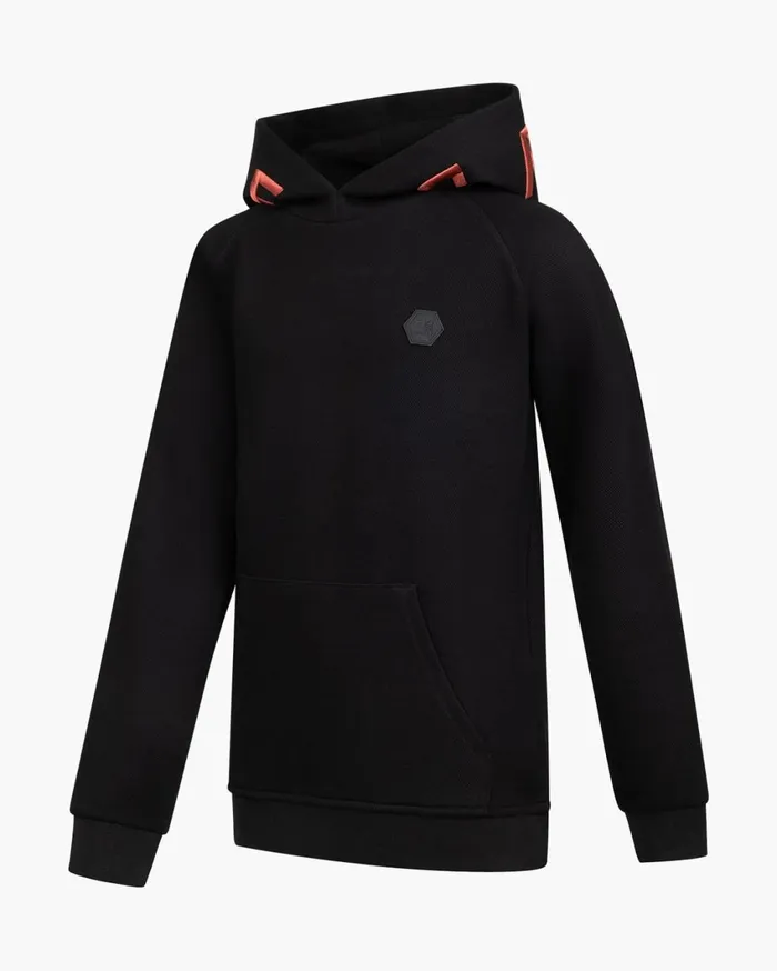 Junior Cruyff Sweats and Hoodies Structure Hoodie Black Junior Cruyff Sweats and Hoodies Structure Hoodie Black