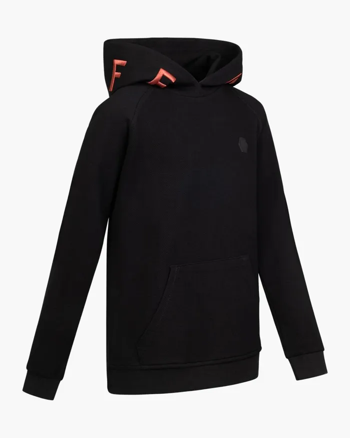 Junior Cruyff Sweats and Hoodies Structure Hoodie Black Junior Cruyff Sweats and Hoodies Structure Hoodie Black