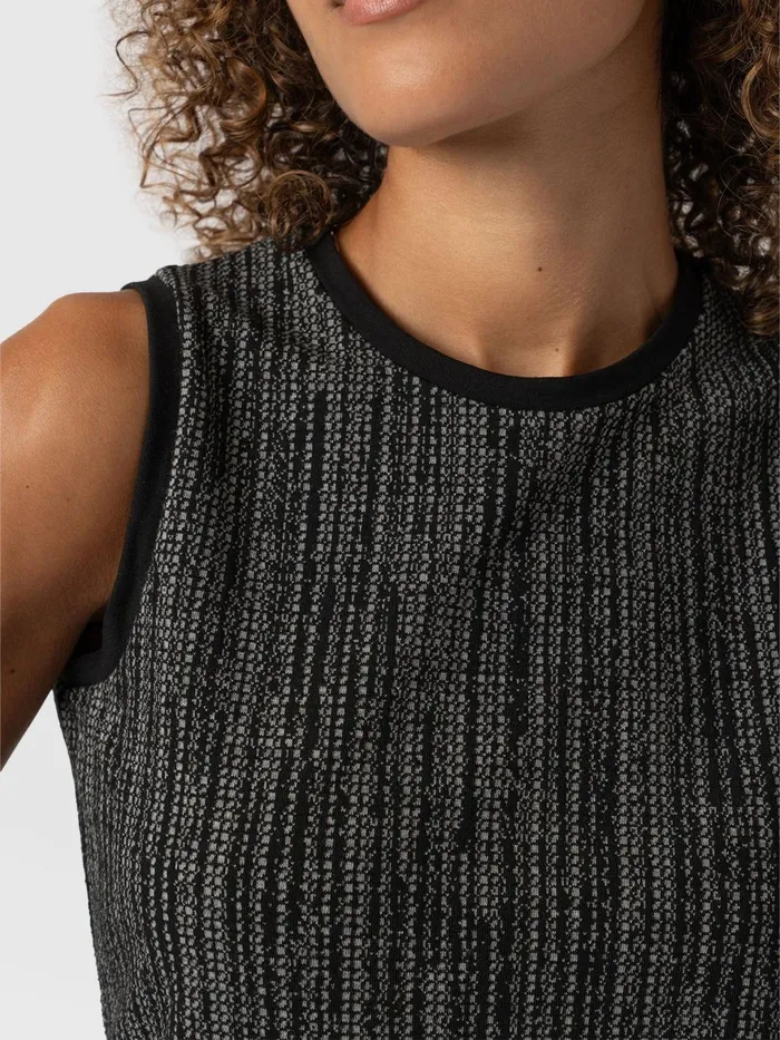 Keller Vest 8211 GreyBlack Greyblack Women Saint And Sofia Casual Tops