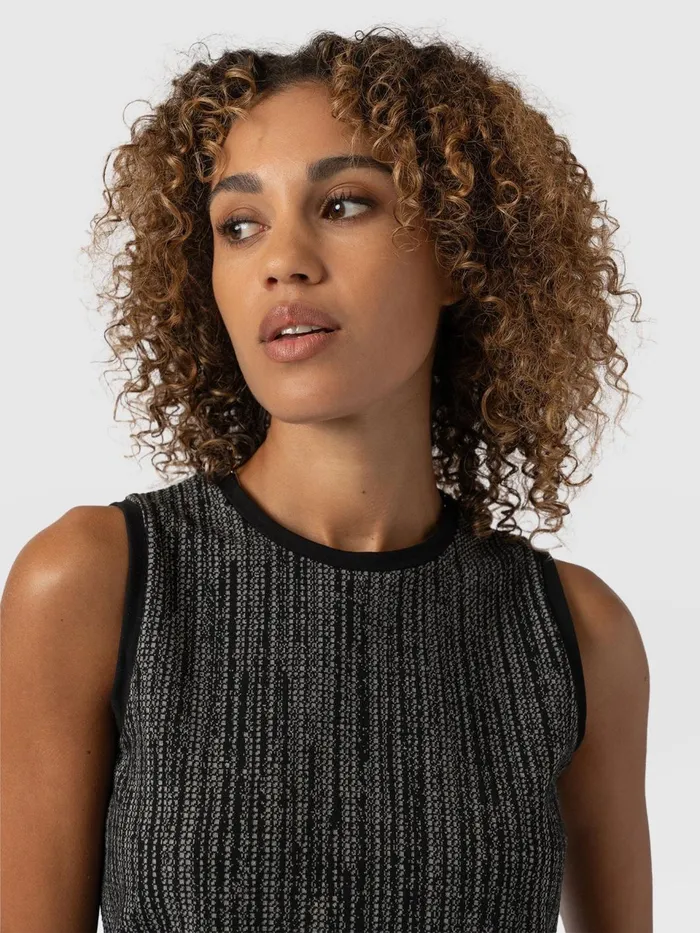 Keller Vest 8211 GreyBlack Greyblack Women Saint And Sofia Casual Tops