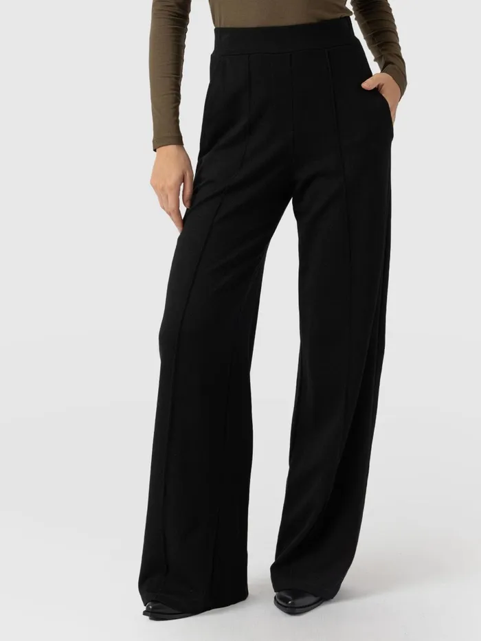 Keller Wide Leg Pant 8211 Black Black Women Saint And Sofia Pants
