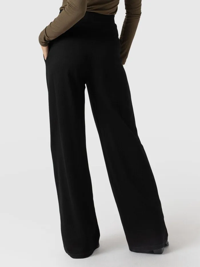 Keller Wide Leg Pant 8211 Black Black Women Saint And Sofia Pants
