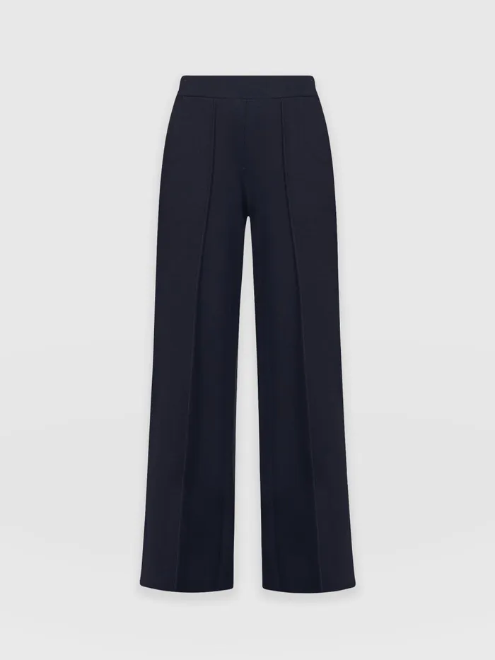 Keller Wide Leg Pant 8211 Navy Navy Women Saint And Sofia Pants