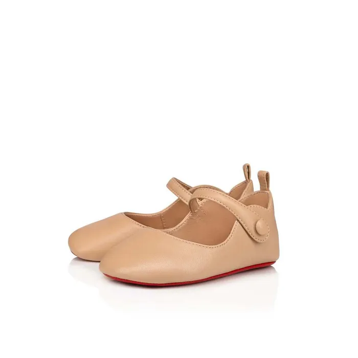 Kids Baby Love Chick Ballerinas 8211 Nappa Leather 8211 Nude 1 Nude Christian Louboutin Girls Kids Baby Love Chick Ballerinas 8211 Nappa Leather 8211 Nude 1 Nude Christian Louboutin Girls