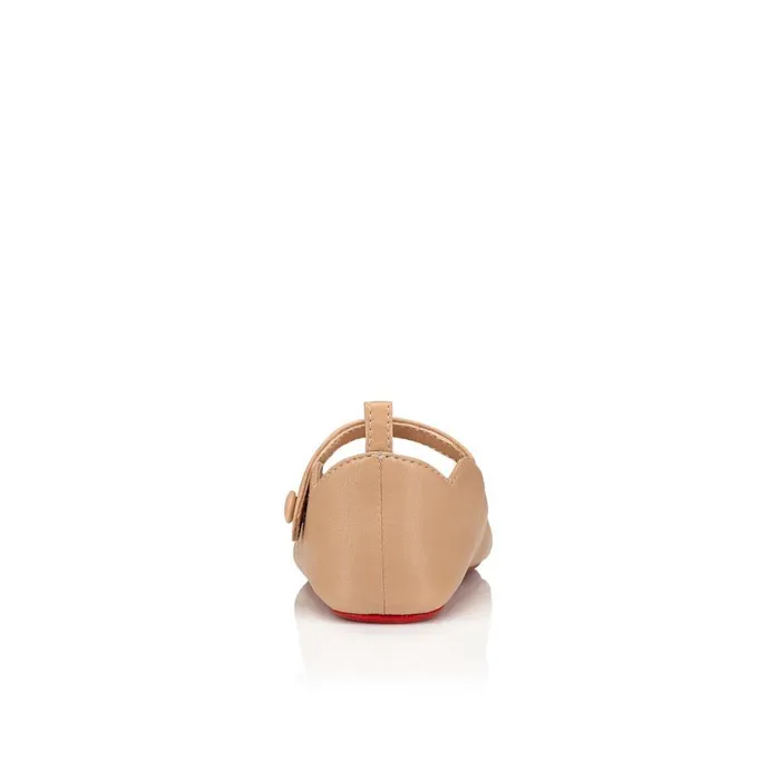 Kids Baby Love Chick Ballerinas 8211 Nappa Leather 8211 Nude 1 Nude Christian Louboutin Girls