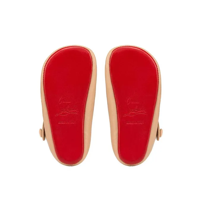 Kids Baby Love Chick Ballerinas 8211 Nappa Leather 8211 Nude 1 Nude Christian Louboutin Girls