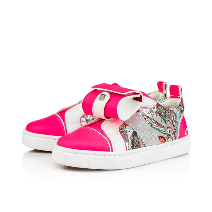 Kids Funnytolastico Lowtop Sneakers 8211 Fluo Calf And Leather Spacy Loubi Print 8211 Pink Pink Christian Louboutin Sneakers Kids Funnytolastico Lowtop Sneakers 8211 Fluo Calf And Leather Spacy Loubi Print 8211 Pink Pink Christian Louboutin Sneakers