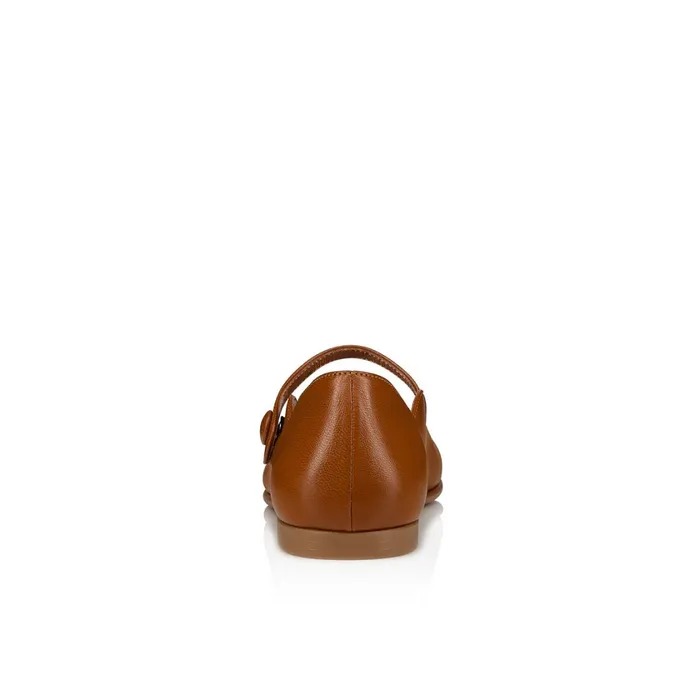 Kids Melodie Chick Ballerinas 8211 Nappa Leather 8211 Nude 5 Nude Christian Louboutin Ballerinas