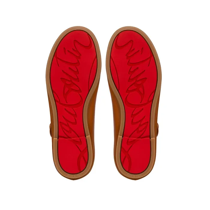 Kids Melodie Chick Ballerinas 8211 Nappa Leather 8211 Nude 5 Nude Christian Louboutin Ballerinas