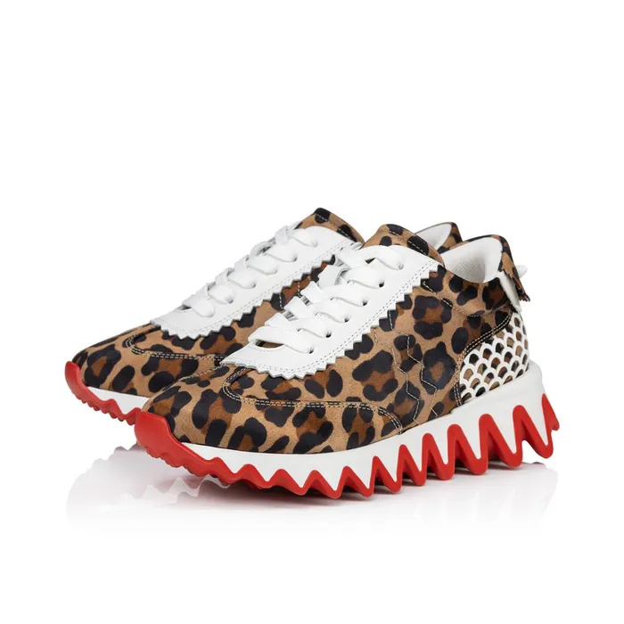 Kids Mini Shark Sneakers 8211 Crepe Satin Pony Leo 8211 Brown Brown Christian Louboutin Sneakers Kids Mini Shark Sneakers 8211 Crepe Satin Pony Leo 8211 Brown Brown Christian Louboutin Sneakers