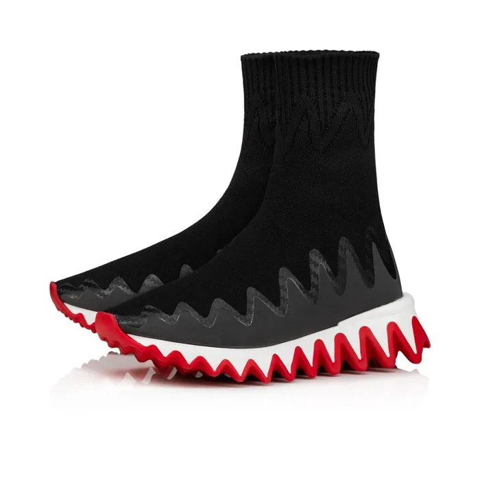 Kids Mini Sharky Sock Sneakers 8211 Mesh 8211 Black Black Christian Louboutin Sneakers Kids Mini Sharky Sock Sneakers 8211 Mesh 8211 Black Black Christian Louboutin Sneakers