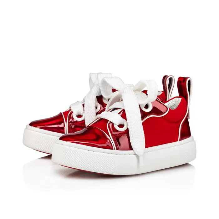 Kids Toy Toy Lowtop Sneakers 8211 Patent Calf Psychic And Neoprene 8211 Loubi Red Christian Louboutin Sneakers Kids Toy Toy Lowtop Sneakers 8211 Patent Calf Psychic And Neoprene 8211 Loubi Red Christian Louboutin Sneakers