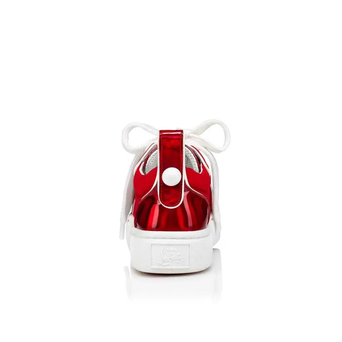 Kids Toy Toy Lowtop Sneakers 8211 Patent Calf Psychic And Neoprene 8211 Loubi Red Christian Louboutin Sneakers