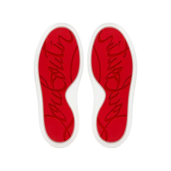 Kids Toy Toy Lowtop Sneakers 8211 Patent Calf Psychic And Neoprene 8211 Loubi Red Christian Louboutin Sneakers