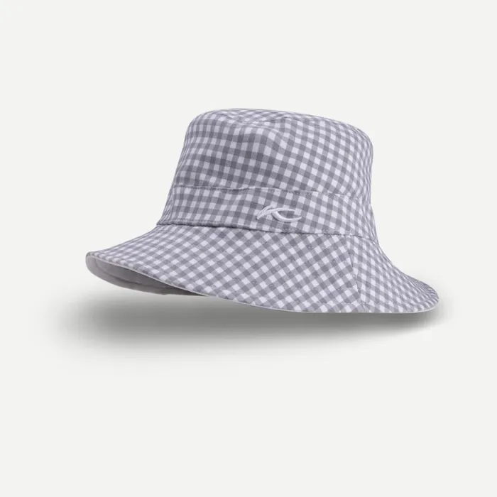 KJUS Accessories Bucket Hat 8211 Reversible and Waterresistant Bucket Hat Whitemetal Grey 8211 Women