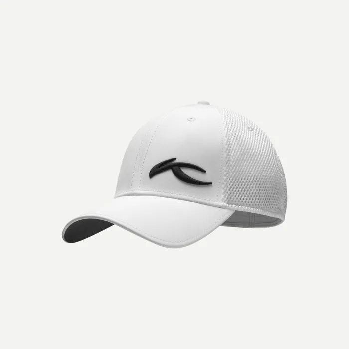 KJUS Accessories Unisex 3D Mesh Cap White 8211 MenWomen