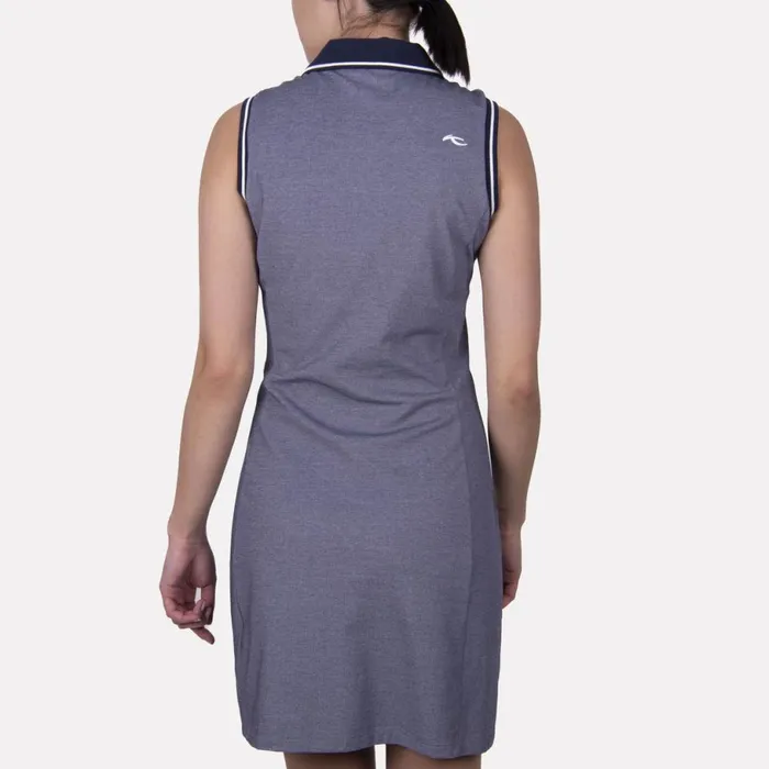 KJUS Dresses Bailey VNeck Dress Atlanta Blue 8211 Women