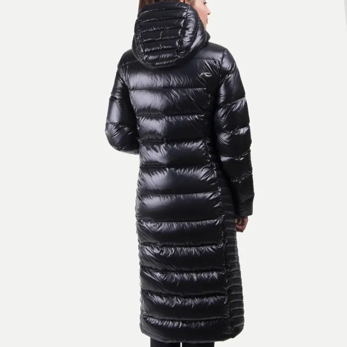 KJUS Jackets and Vests Alina Long Coat Black 8211 Women
