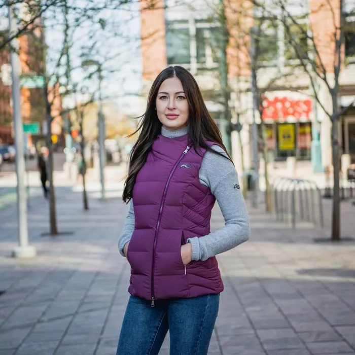 KJUS Jackets and Vests Alina Vest Deep Berry 8211 Women