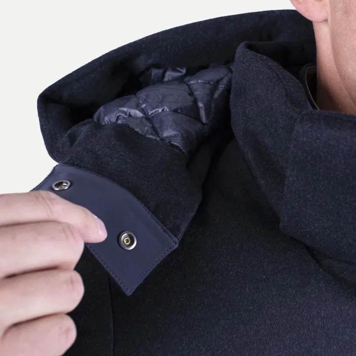 KJUS Jackets and Vests Cashmere Tech Jacket Deep Space 8211 Men