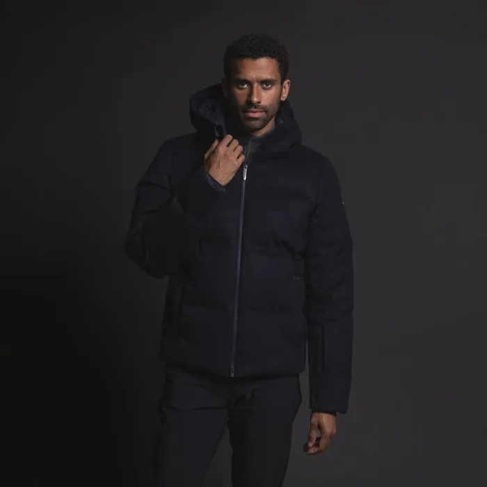 KJUS Jackets and Vests Cashmere Tech Jacket Deep Space 8211 Men