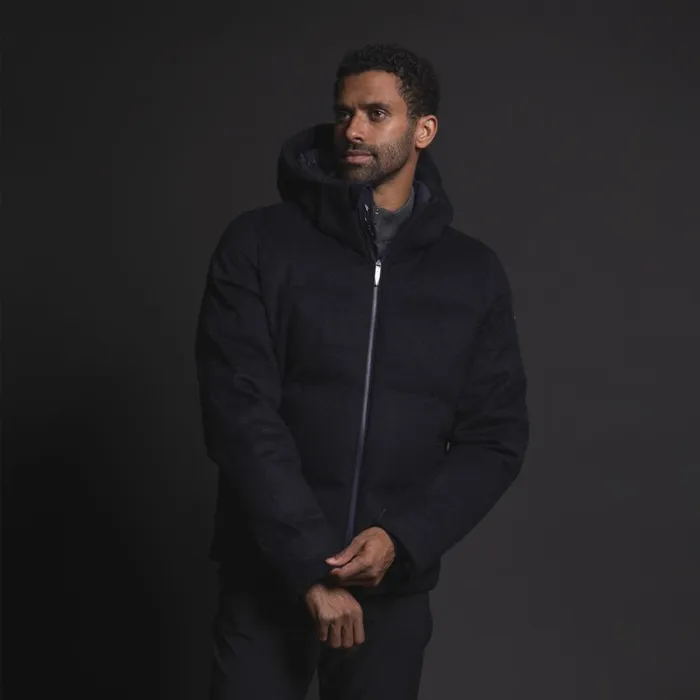 KJUS Jackets and Vests Cashmere Tech Jacket Deep Space 8211 Men