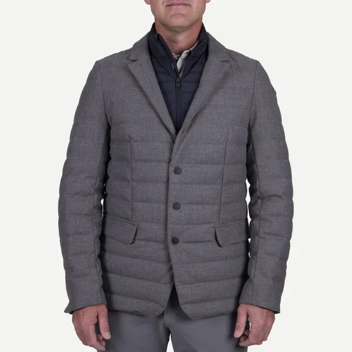 KJUS Jackets and Vests Kensington Blazer Jacket Steel Greydeep Space 8211 Men