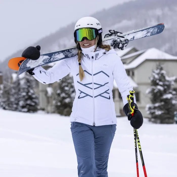 KJUS Jackets and Vests Ligety Jacket White 8211 Women