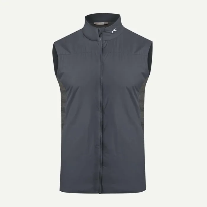 KJUS Jackets and Vests Radiation Vest 8211 Insulated Golf Vest Dark Dusksteel Grey Melange 8211 Men KJUS Jackets and Vests Radiation Vest 8211 Insulated Golf Vest Dark Dusksteel Grey Melange 8211 Men