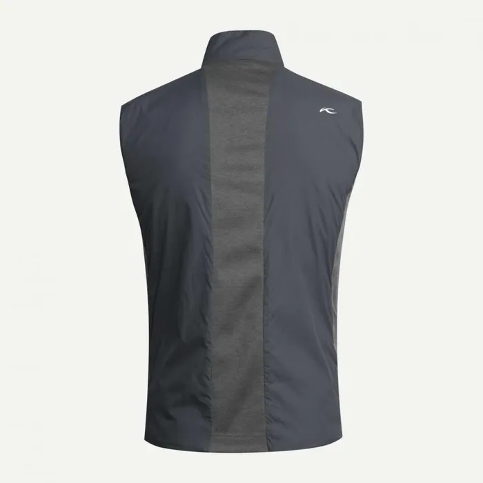 KJUS Jackets and Vests Radiation Vest 8211 Insulated Golf Vest Dark Dusksteel Grey Melange 8211 Men