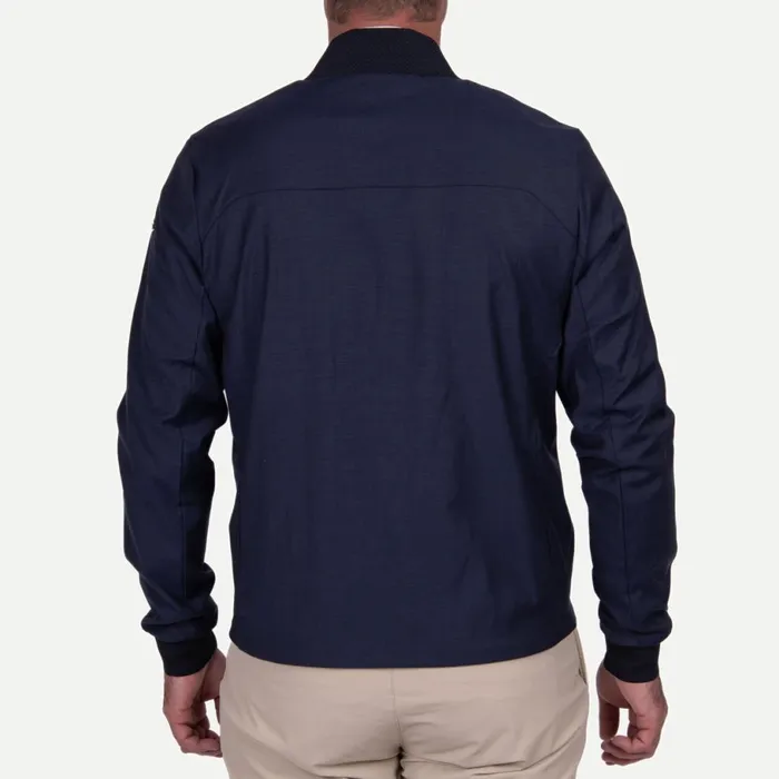 KJUS Jackets and Vests Rylan Bomber Jacket Deep Spacesteel Blue 8211 Men