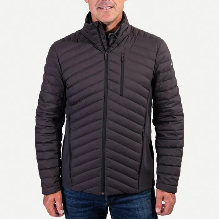 KJUS Jackets and Vests Tokyo Travel Coat 8211 3 In 1 Down Coat Deep Space 8211 Men