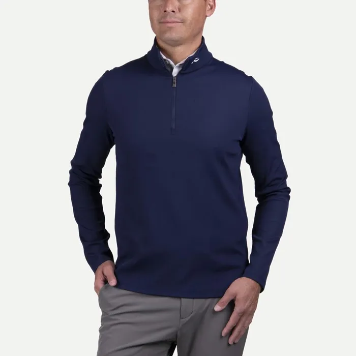 KJUS Midlayers and Sweaters Ethan Midlayer HalfZip Atlanta Blue 8211 Men