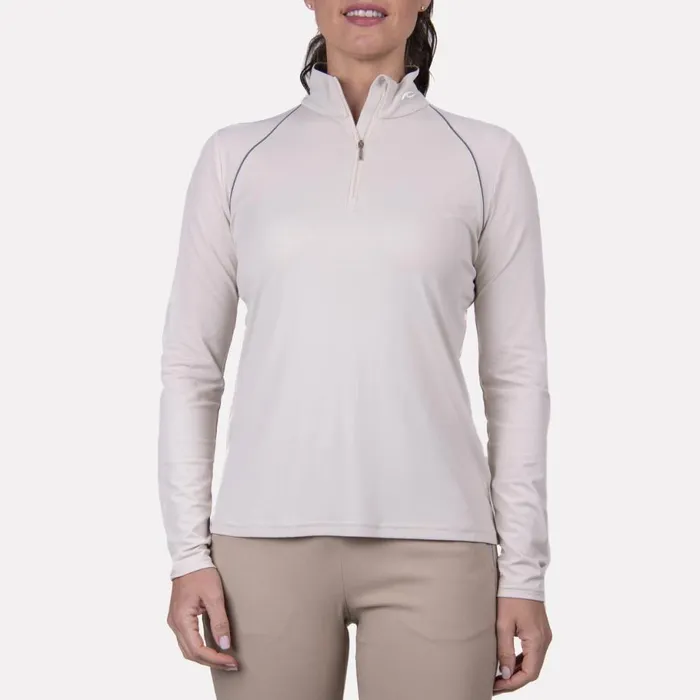 KJUS Midlayers and Sweaters Evelin HalfZip Birch 8211 Women