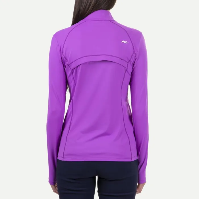 KJUS Midlayers and Sweaters Hyannis Port Midlayer HalfZip Foxglove 8211 Women