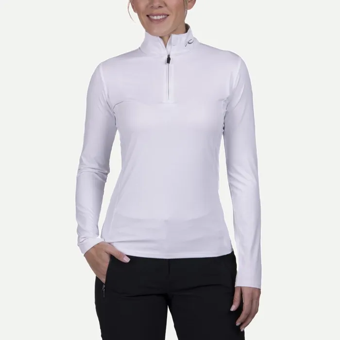 KJUS Midlayers and Sweaters Motion Print HalfZip White 8211 Women